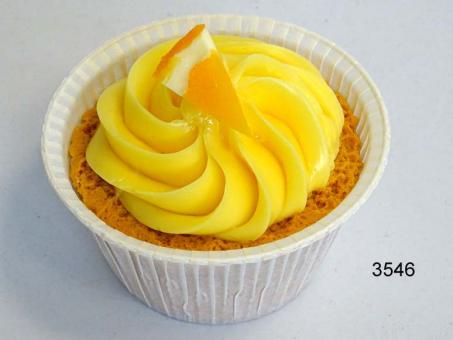 Cupcake Dummy GEEL, 7x7x7 cm