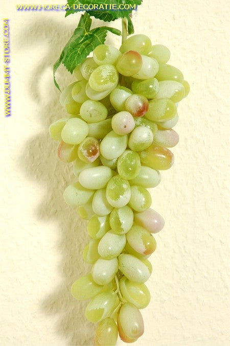 Druiven, tros, GROEN, Lengte 27 cm, breedte 11 cm dummy - imitatie