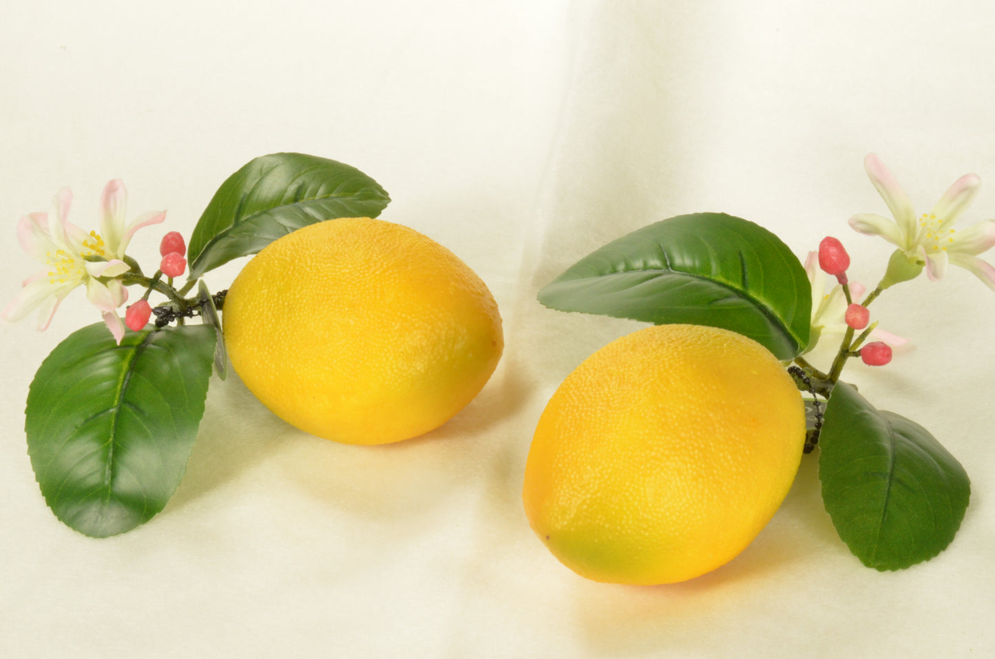 Citroen,met blad lxhxb: 10x7x7 (namaak)