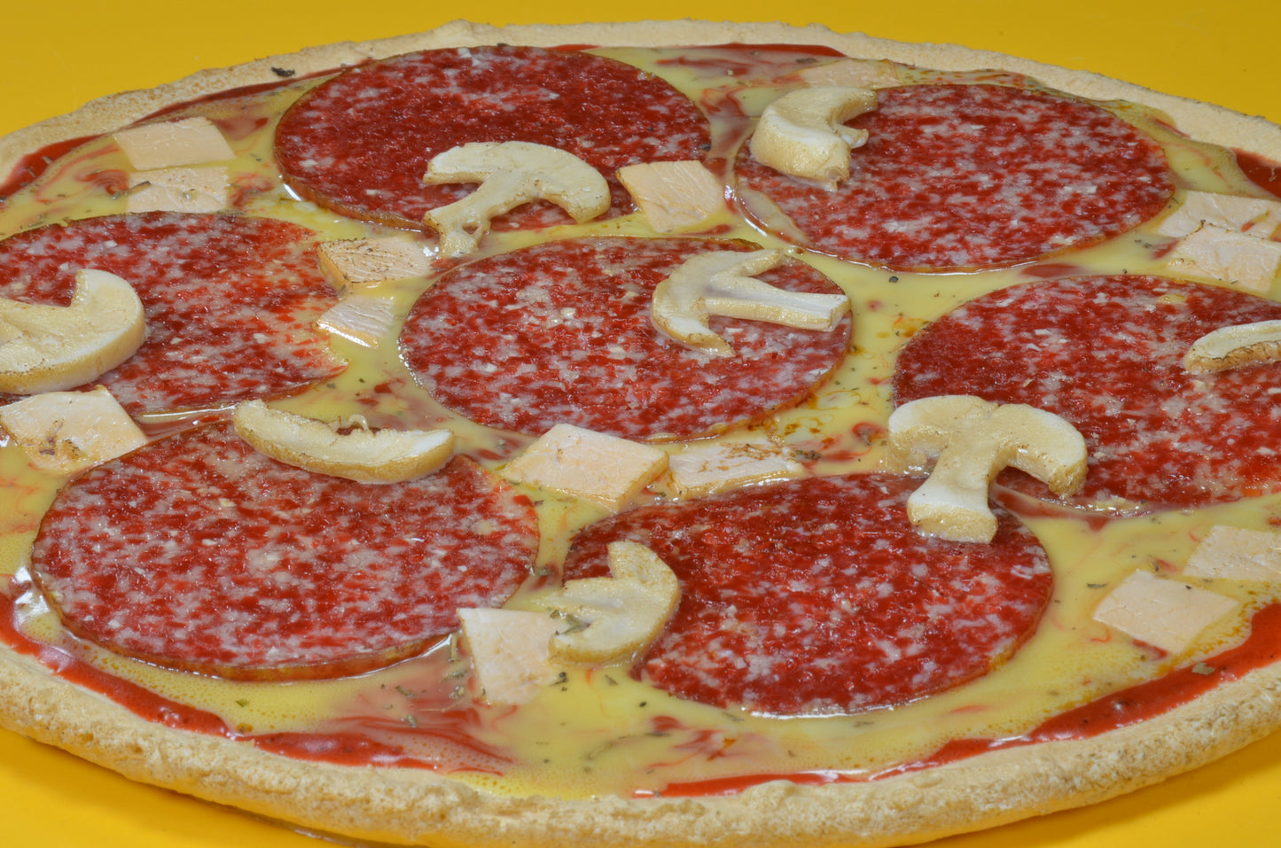 Pizza Salami dummy - namaak - 25 cm handwerk