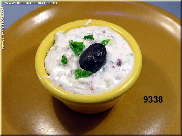 Tapas with Cream and Olive - imitation