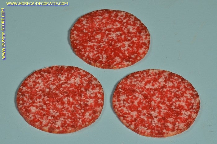 Cervelaat sausage FINE, 3 slices -7 cm dummy