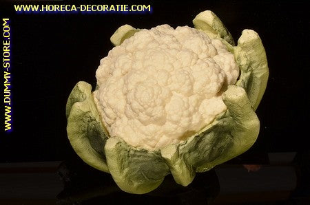 Bloemkool (namaak) 18x18 cm H: 13 cm - dummy - imitatie