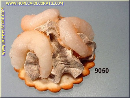 Toast with shrimps - dummy