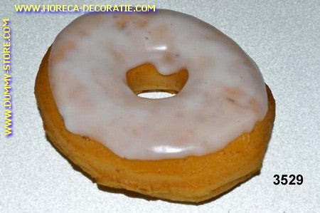 Donut white - fake (9x3 cm) dummy