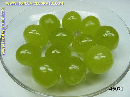 Groene druiven (los), 12 stuks - namaak dummy