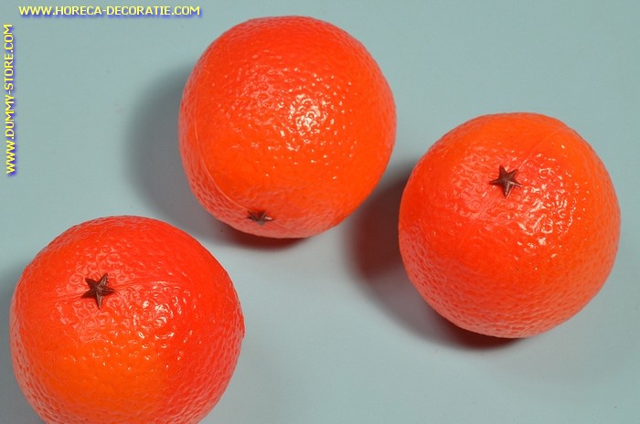 Oranges, 3 pieces - Ø 75 mm - Fruit dummy