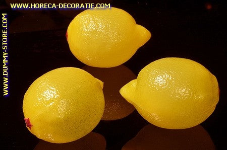Lemon, 3 pieces - 60x80 mm - Fruit dummy