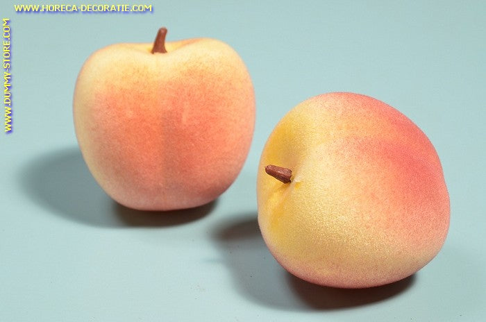 Perzik, 2 stuks (decoratie) Ø 70 mm