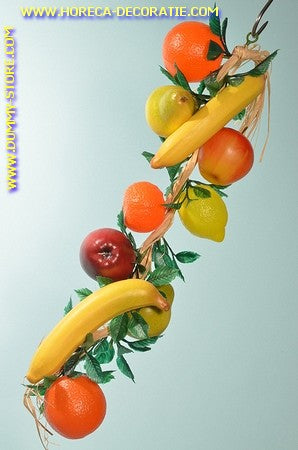 Gemengd fruit, grote streng (decoratie) L: 50 cm dummy - imitatie