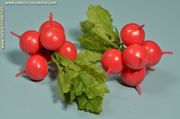 Radish, 2 bunches of 6 pieces (dummy) 35x130 mm