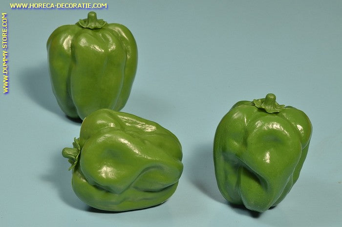 Bell pepper, green, 3 pieces (dummy)