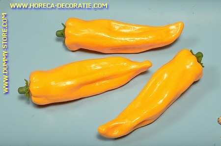 Pepper, yellow, 3 pieces (fake) 40x160 mm