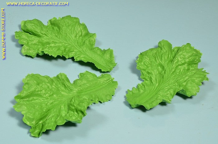 Lettuce leaf GREEN, 3 pieces (fake) 18x12 cm
