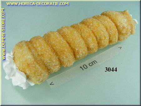 Waffle filled with whipped cream - dummy