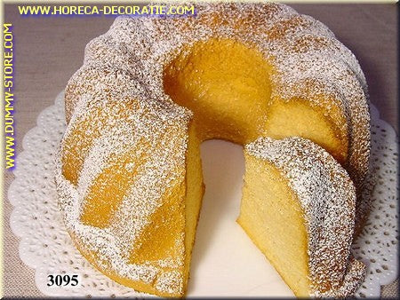 Cake with small piece missing - fake