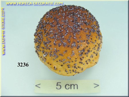 Poppy seed bun - fake