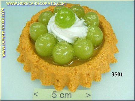 Cake, grapes - fake - dummy