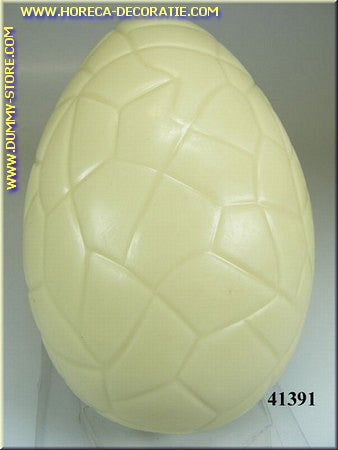Chocolate egg, white