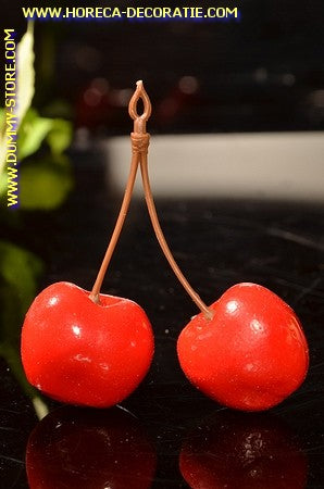 Cherries, double red - dummy imitation