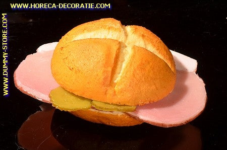 Ham sandwich - imitation 12x8x5 cm