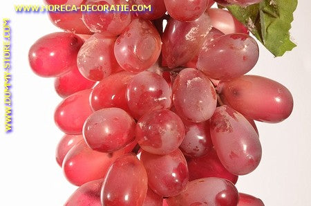Grapes, bunch, RED, Length 30 cm, width 12 cm dummy - imitation