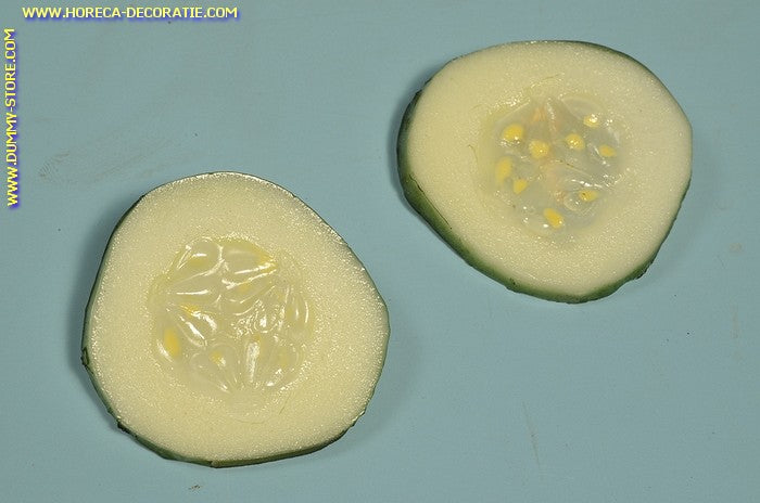 Cucumber, slice 5x0.13cm - fake dummy imitation