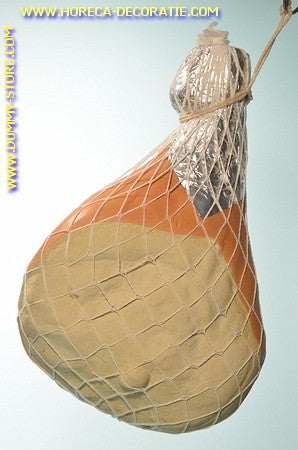 Parma ham in net - Italian meat decoration