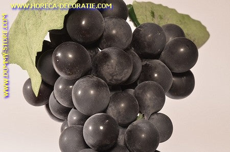 Druiven, tros, BLAUW , Lengte 27 cm, breedte 9 cm  dummy - imitatie