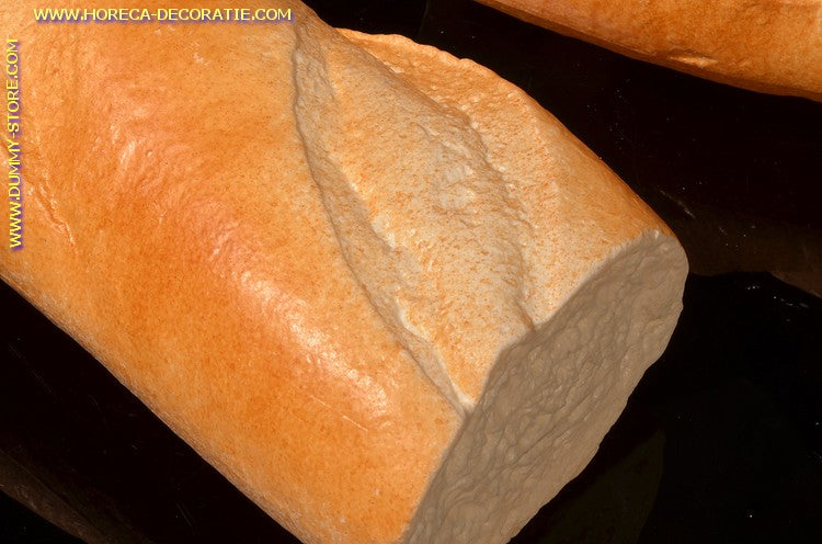 Baguette, 2x end piece - 180x90 mm - bread dummy