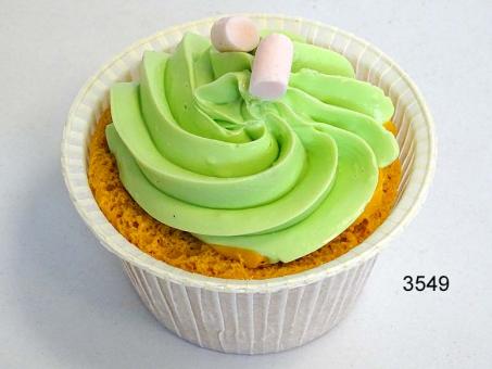 Cupcake Dummy GROEN, 7x7x7 cm