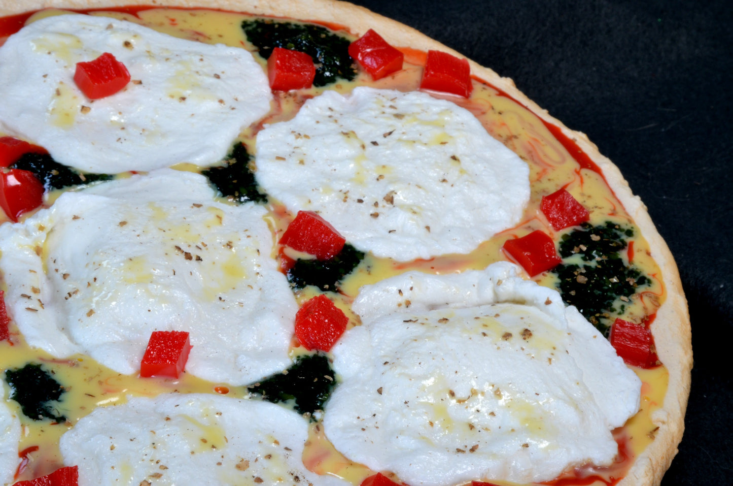 Pizza, mozzarella 24 cm - namaak DUMMY