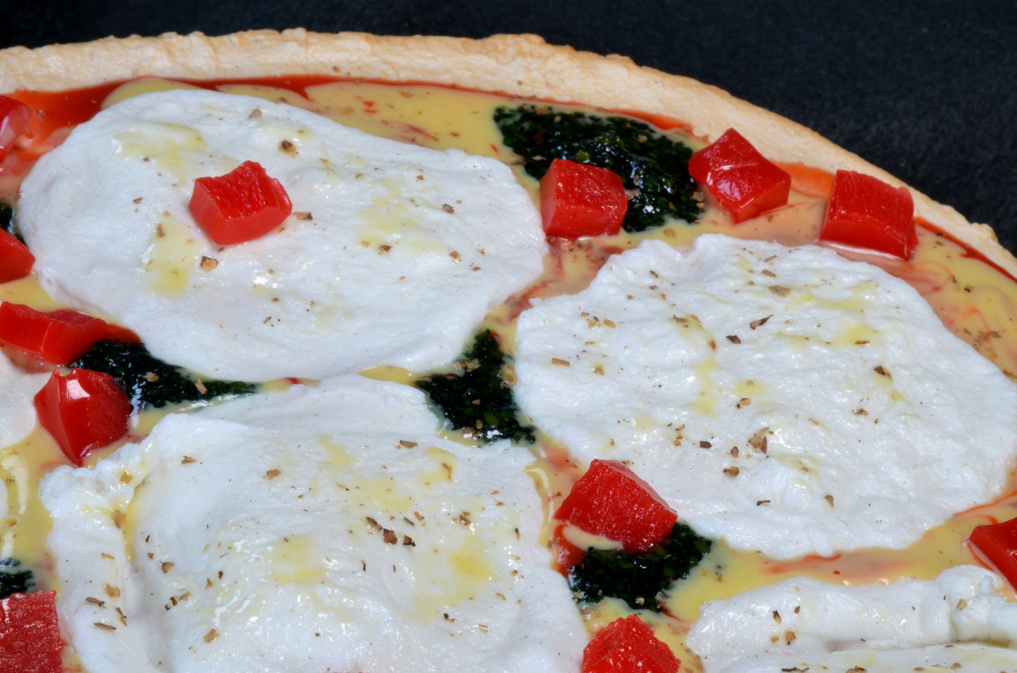 Pizza, mozzarella 24 cm - namaak DUMMY