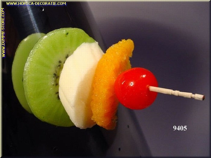 Skewer with various fruits - imitation