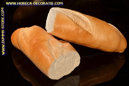 Baguette, 2x end piece - 180x90 mm - bread dummy