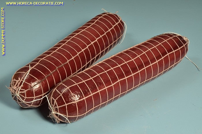 Salami in net, 2 stuks (B4) - 90x400 mm - dummy