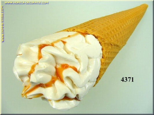 Cornetto met caramel - L: 22 cm - B: 7 cm  dummy